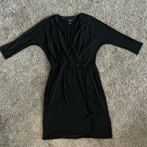 White House Black Market Elegant Black Dress